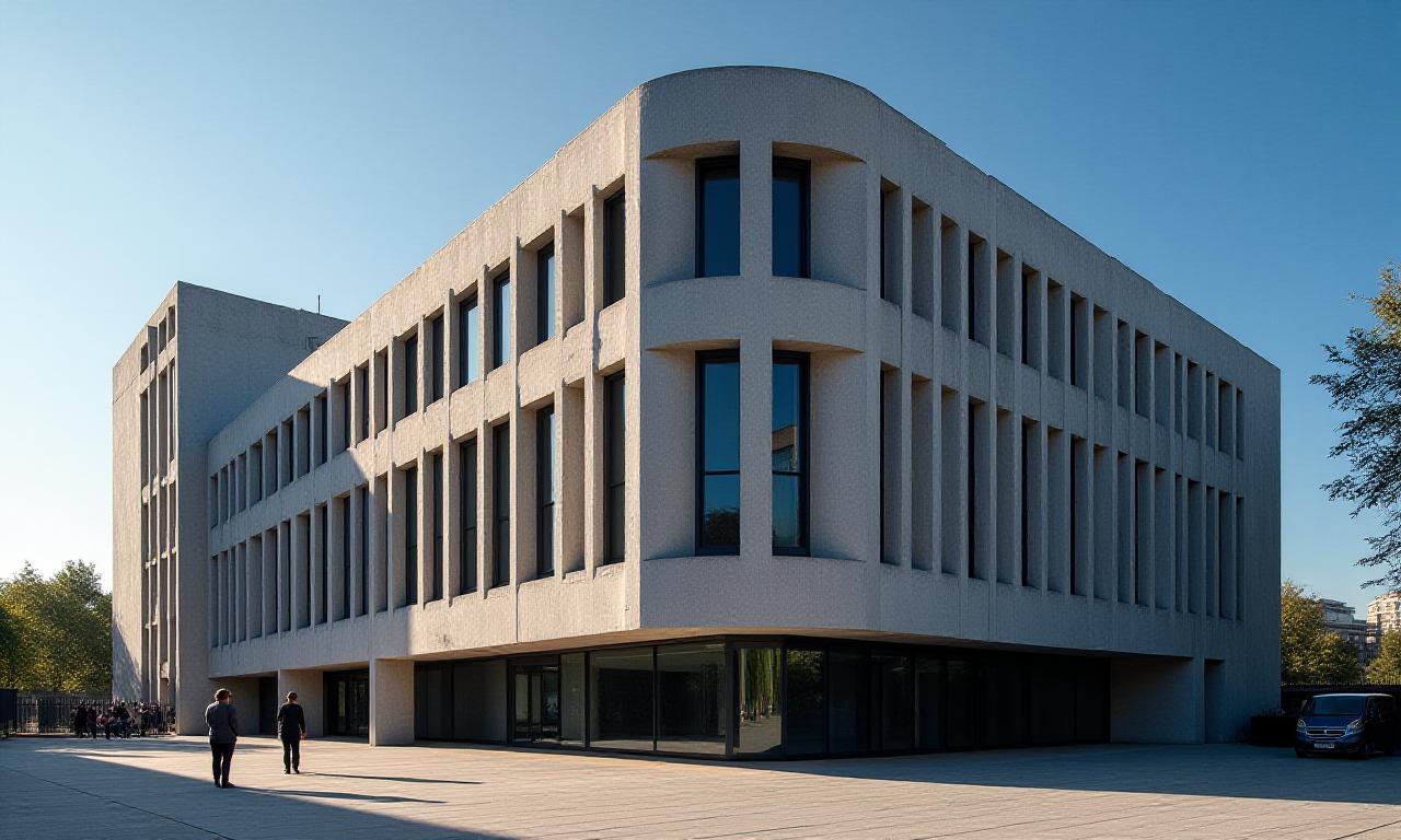 The brutalist architecture of 12 Guy Banks Road